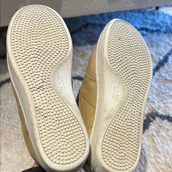 Rag & Bone - Retro Court Strap Leather Tan High Top Sneakers - Picture 7 of 9